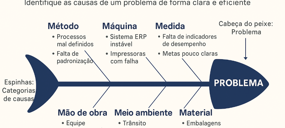Diagrama de Ishikawa (Espinha de Peixe): O Que É e Como Fazer